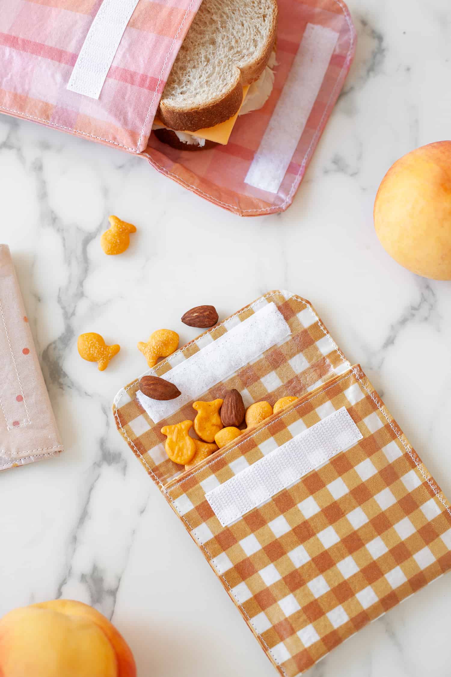 reusable fabric sandwich bags